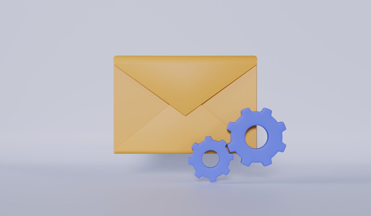 Open envelope icon, blank paper symbol for email message